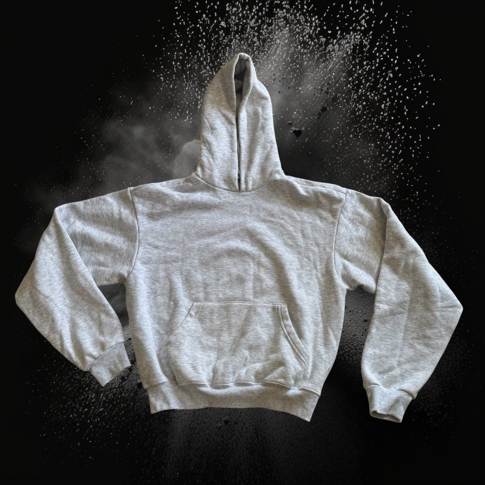 NWOT Skims Womens Cotton Fleece Classic Hoodie Light Grey‎ Size XS
